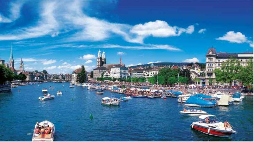 Switzerland - The Aare Cycle Path from Bern to Zurich Bike Tour 2019 Individual Self-Guided 6 days/ 5 nights Berne and Zurich are the attractive final destinations of this holiday.