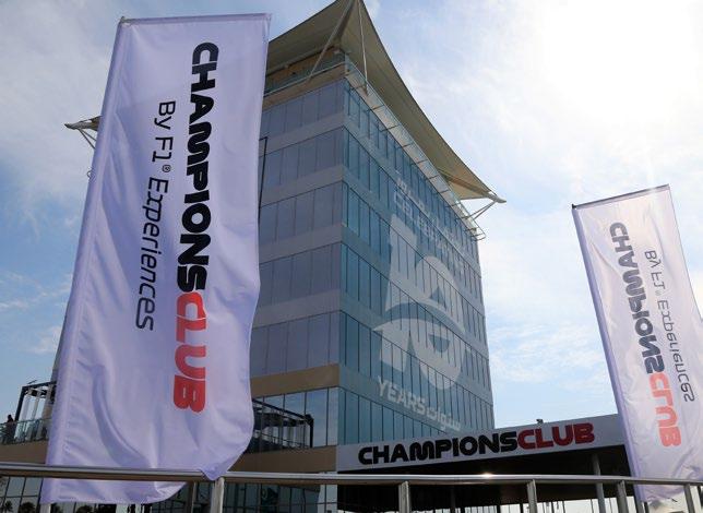 CHAMPIONS CLUB BY F1 EXPERIENCES Enjoy luxury and elegance during the Grand
