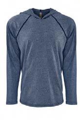 2021 MOCK TWIST RAGLAN HOODY Mock Twist Jersey. 20 singles, 175g/5.1oz 60% Combed Ring-Spun Cotton/ 40% Poly. Athleisure look with softness of a ring-spun/ poly blend. Side seamed.