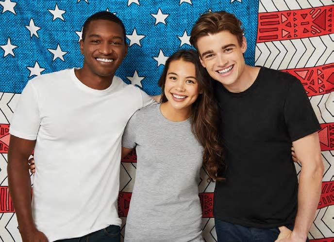 BORN IN THE USA MADE TO INSPIRE Styles shown left to right: 3600A, 3900A,