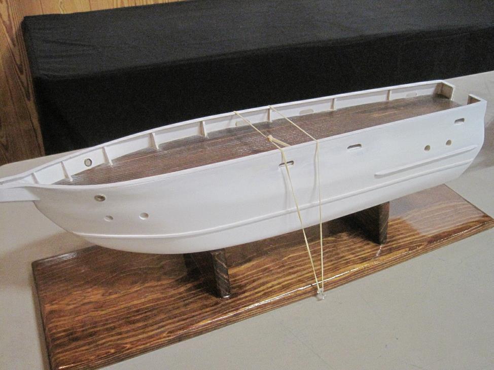 Figure 1: Fishing boat hull built by Jim