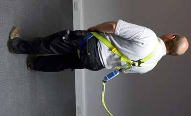 HOW TO PUT ON A SAFETY HARNESS (CONTINUED) Tightness of fit It is important to wear the harness at the right degree of tightness.