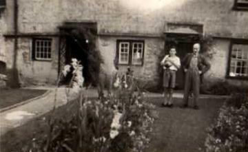 Pictured in the front garden of Old Hall farm with my cat and Uncle Bob Stackhouse The negative side to the perceived success of gaining entry to the Royal Grammar School was that the school only