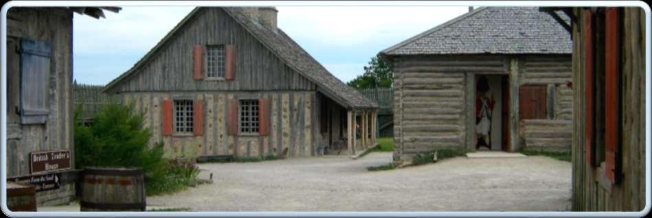 Building Styles Used in Michigan during the French Régime Loraine DiCerbo s Photo taken at Colonial Michilimackinac Uses of these styles in Détroit as of the 1710 census o Posts in the earth