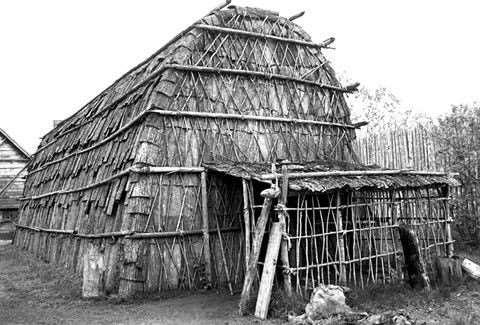 Reconstructed Longhouse at Ste.
