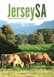 INHOUD / CONTENTS Boodskap van die President 4 Inbreeding wil continue to be a challenge to the dairy industry 6 A genealogical analysis of the Jersey breed in South Africa 10 DGVs - what you should