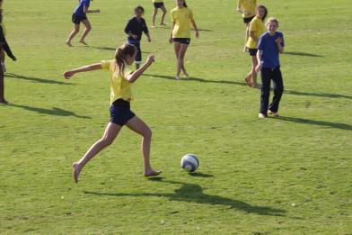INTER-HOUSE SOCCER Somerset College had their first