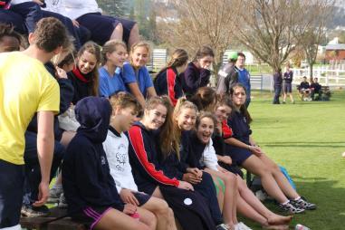 winners of the senior girls was a draw between