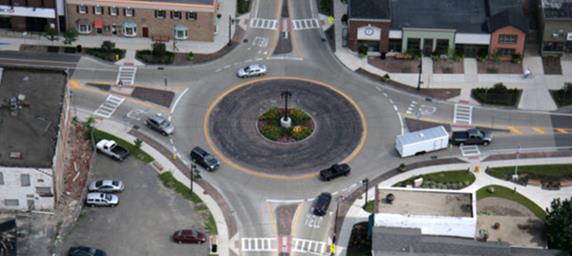 Roundabouts Come to the City» More users and activity than typically found in suburban/rural counterparts» Typically constrained»