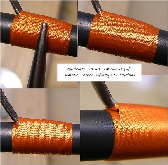 (step 22) Keeping tension inline with your wraps, pull the tag loop until is tight and just about entering under the last thread wrap.
