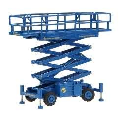When using aerial lifts such as scissor lifts and other lifts, follow manufactures operating manuals and procedures.