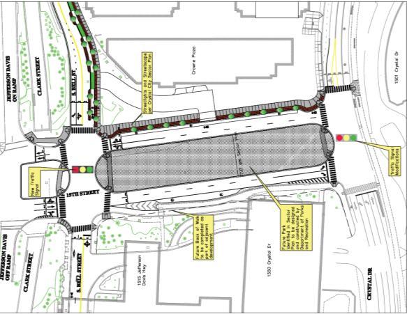 South Clark-Bell Street Crystal City Streets Program Create Street Grid for North Portion of Crystal City Phased Improvements for Demolition of