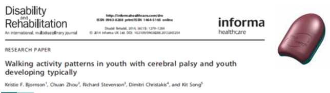 Ambulatory Physical Activity Performance in Youth with Cerebral Palsy & Youth Developing Typically Bjornson Physical Therapy 87(3), 27 Average step/day % All Time Active Ratio Medium to low Activity
