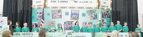 Members of the Carter City Elementary 4-H club also participated in District 1 Day.