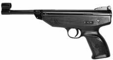 Fantastic trigger, almost no recoil, 1911 lookalike. Stunning accuracy. Low & high power. A favorite of airgun writer Tom Gaylord! Single-stroke pneumatic Overlever.