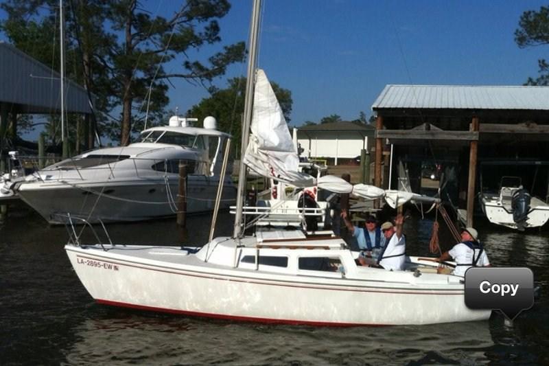 THE TACKING TIMES NEWSLETTER Page 7 For Sail I m selling a Compac 23. 2.5foot draft. Full set of sails. Outboard has a problem with the carb. Can contact Eric at 337-802-1928. $1,800.