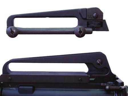 As can be seen, there are no knobs on the SLR15 s handle to hang up or tear flesh.