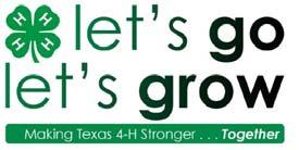 & Youth Development s-garlick@tamu.edu Newsletter design by: Melissa Mewa 5 Note from your County Extension Agent This year we have over 330 4-Her s enrolled in the Jefferson County 4-H program.