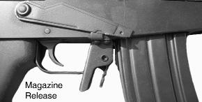 Illustration #4 Illustration #5 Safety lever at left side of rifle in rearmost fire position. Lever is pointing toward the stamped letter F on the receiver.