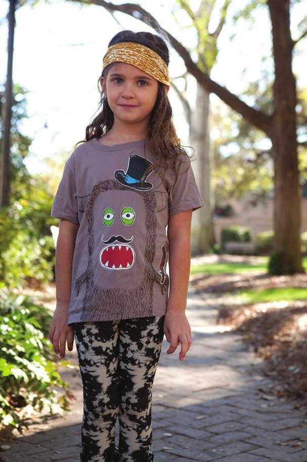 Creatures & Features is our new t-shirt line that allows kids to take part