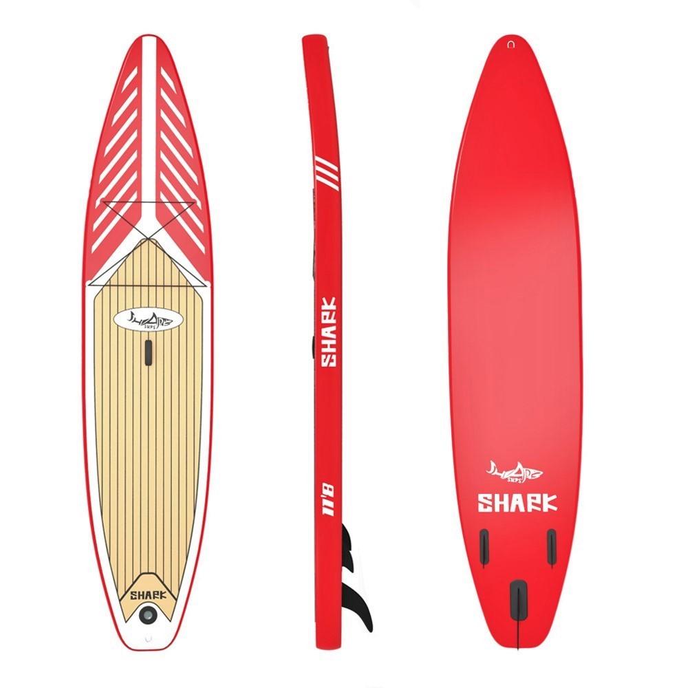 Touring Boards The Shark Touring board delivers the best glide, tracking and speed of any touring ISUP. These boards are sturdy and buoyant making them easy and enjoyable to paddle.