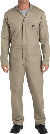 58/60 32½-Regular 34½-Tall FS BASIC COTTON COVERALL STYLE # 48300 Bi-swing back and elastic waist inserts