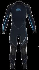increased comfort Molded rubber shoulder pads help hold BC in place, pad the diver's shoulders and prevent suit wear Innovative multi-panel rubber knee pads protect the diver and the suit