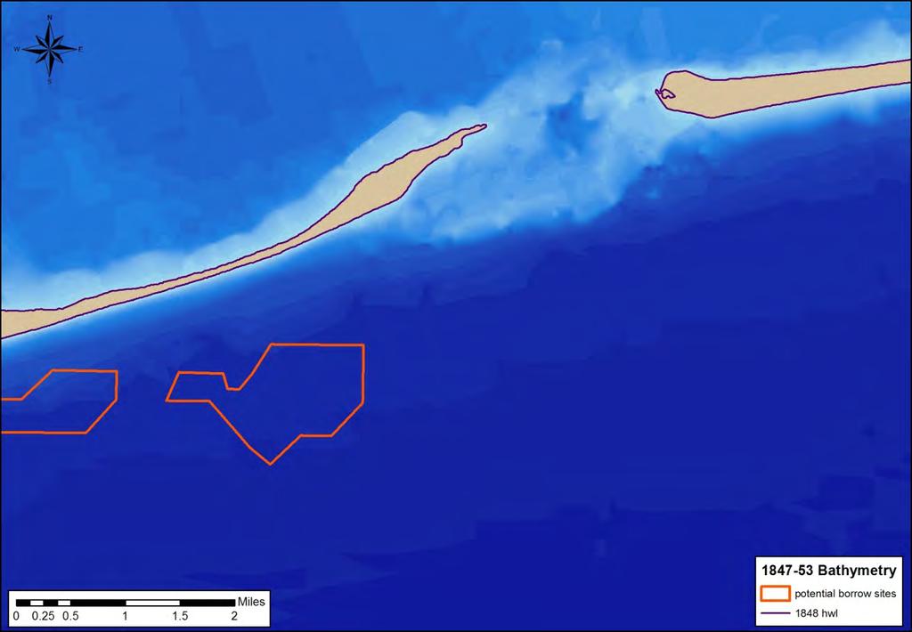 the 30- to 35-ft depth contour in the Gulf and the 10- to 15-ft contour in the Sound.