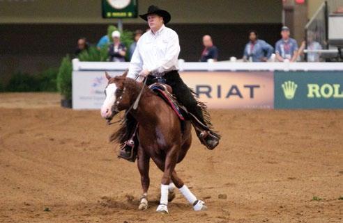 A son of NRHA Hall-of-Famer and $2 million sire Colonels Smokingun and out of NRHA money-earner Mifs Doll, Bailey placed second at the Battle in the Saddle Event with McCutcheon, the qualifying event