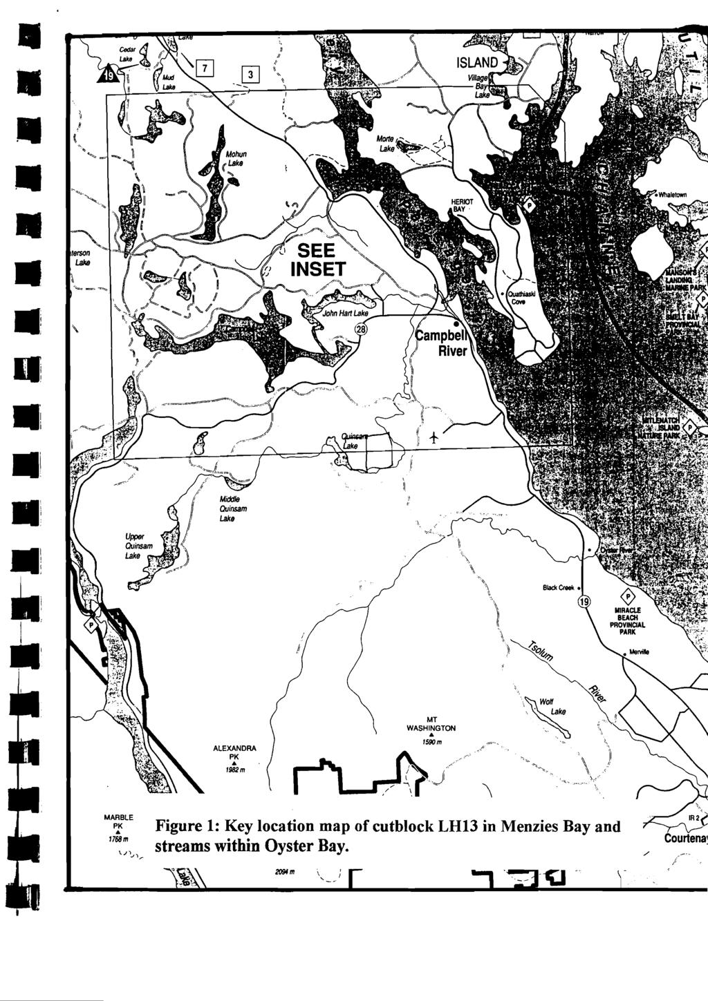 MARBLE y 1768 m \''ar Figure 1: Key location map of cutblock