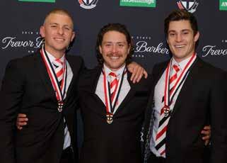 TREVOR BARKER AWARD The Trevor Barker Award celebrates the achievements and milestones of St Kilda Football Club at the completion of each