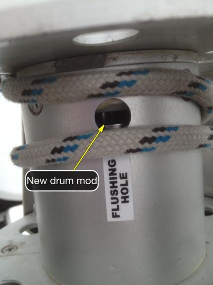 schaefer has attempted to prevent this problem by a minor redesign of the drum assembly to create a wash hole.