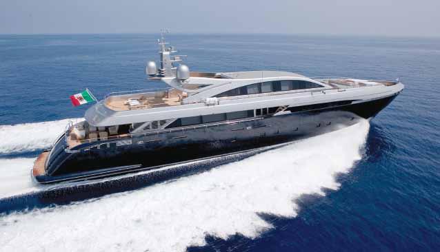 Today, the dimensions have The owner of Framura 3, whom we met several times during the construction of his latest yacht, requested large, light spaces for the interiors, generous outdoors areas and