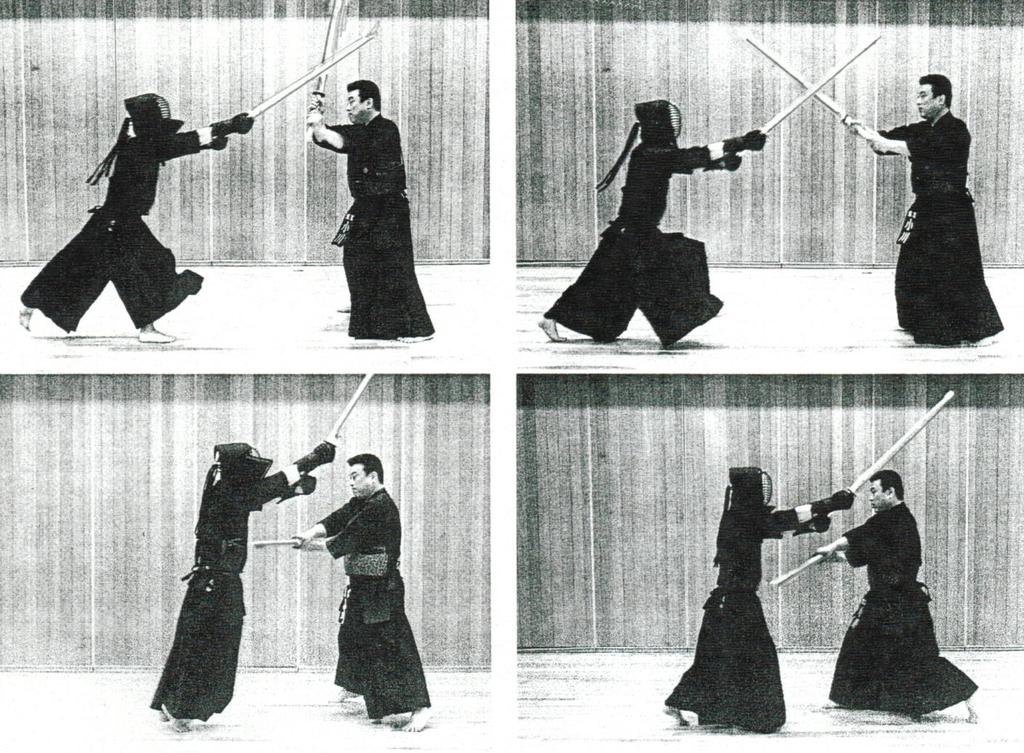 KENDO CLASSROOM ( 剣道教室 ) for Wining Kendo Waza Dō Page 7 of 7 Timing of Parrying to Cut Migi-Dō ( 右胴 ) in Kaeshi-Dō ( 返し胴 ) (B) Advanced Technique (A) Standard Technique (A) Standard Technique: You
