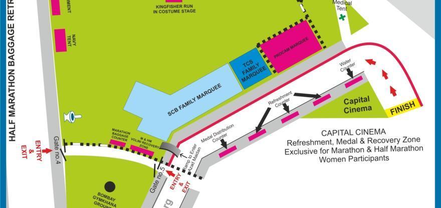 All Change Runners will be hosted in the PROCAM MARQUEE. Entry into Azad Maidan is through Gate Nos. 4 and 5.