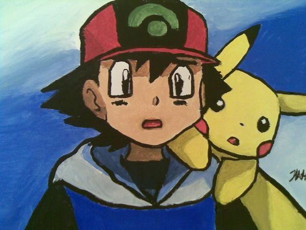 None other than your favorite duo, Ash and Pikachu!