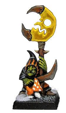 Heroes 1 Boss 55gc to hire Starting Experience: 17 Operating independently of Orcs, the Night Goblin Bosses who lead the Clans to war are typically those who manifest an acute 'Gork complex'.