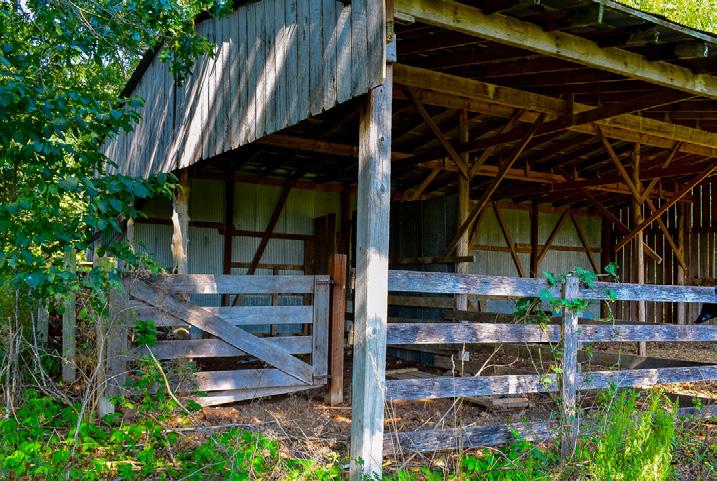 While this barn is certainly perfect shelter for your cattle or horses, it s also been used quite successfully as a hunting camp and deer blind, keeping multiple hunters out of the weather as they