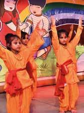The students gave voice to the shlokas and drama and were applauded for their effort.