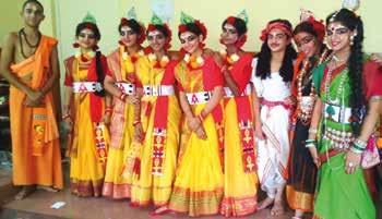 The fun filled extravaganza offered folk dance forms holding a mirror onto the stunning realities of our society, thus exhorting one and all to preserve humanity as we climb the ladder of growth and