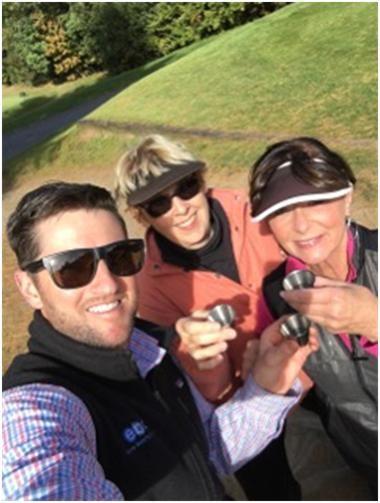 Here's the Leatherstocking group Other Golf Ellen Riley and Judy Price were part of a fund raising