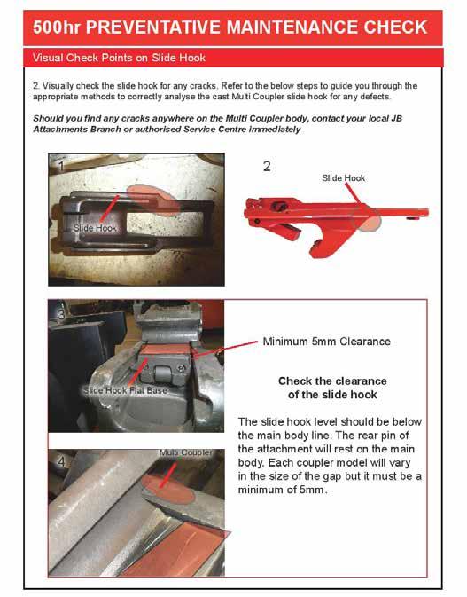 MAINTENANCE - Should you find any cracks anywhere on the Multi-Coupler body,