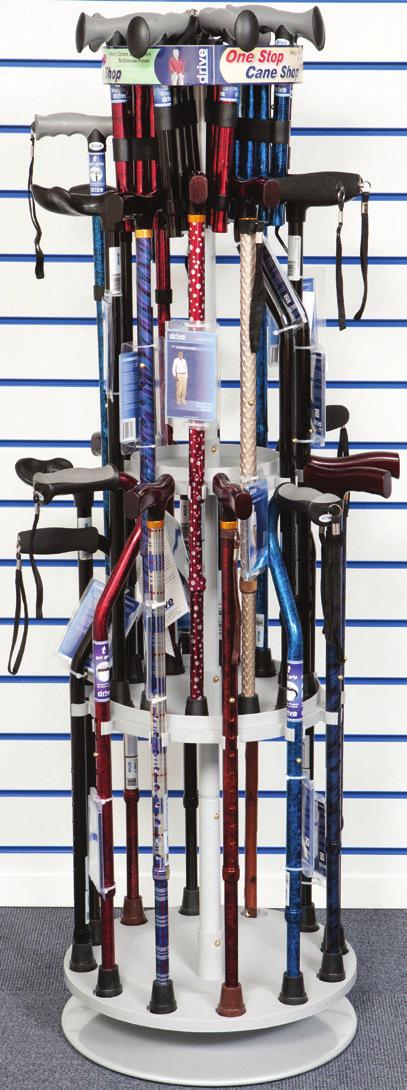 This Stand is available FREE OF CHARGE when you purchase the RSD Range 1: - UK Cane Pack 1 & 2 and 18 Gel Canes, a total of 34 Walking 