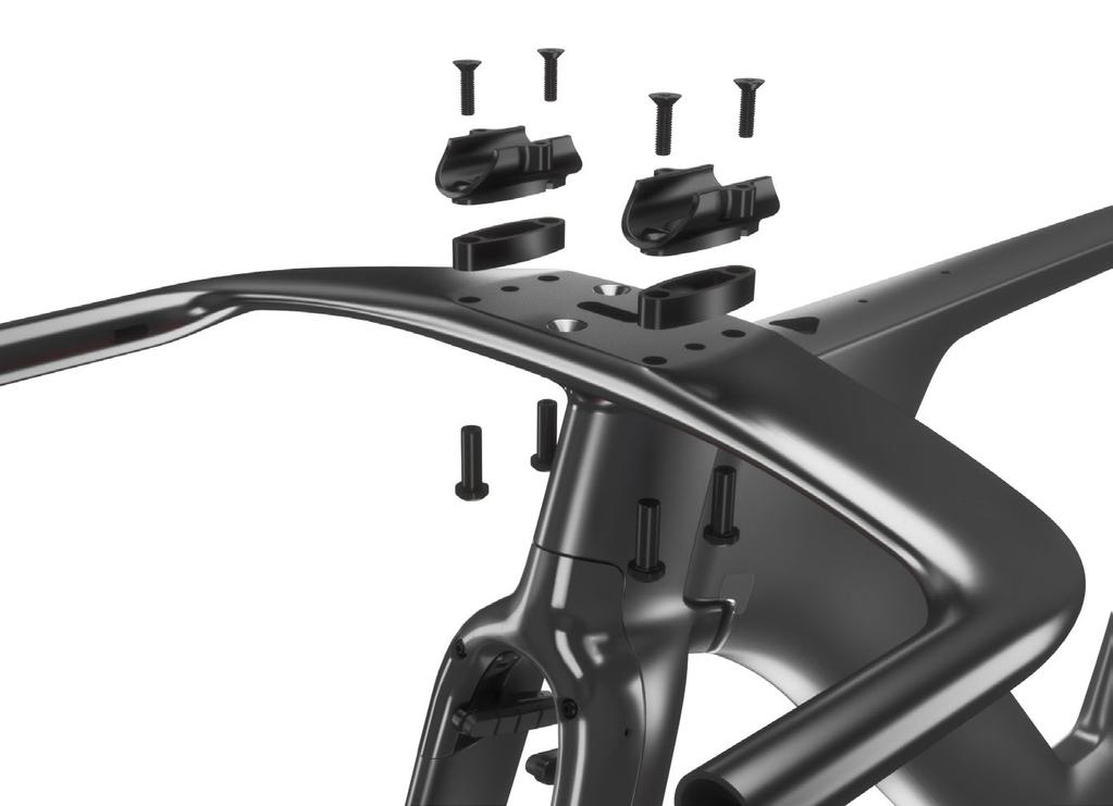 E-119 TRI+ 284A: 10. Handlebar Installation Install vertical spacers (4.3) and two sleeve nuts (4.8).