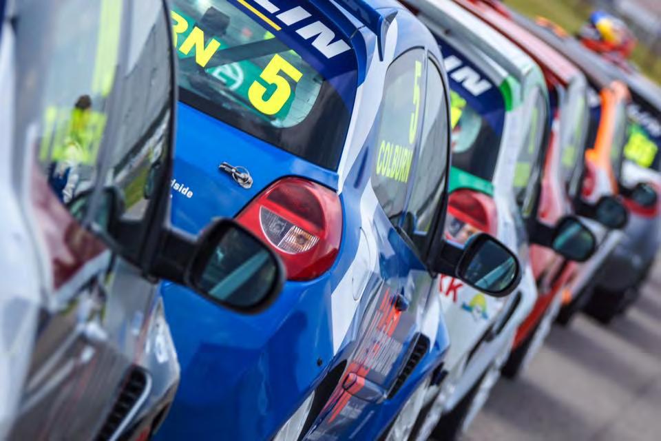 The Clio racing ladder The Michelin Clio Cup Series provides an important rung on the UK Motorsport ladder with both racing classes providing the BTCC experience at club level.