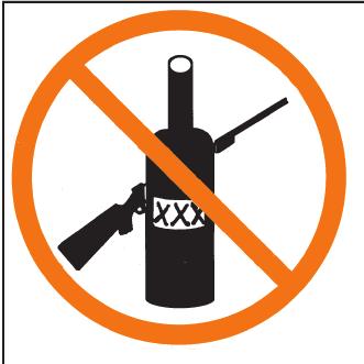 AVOID ALCOHOLIC BEVERAGES OR JUDGMENT/ REFLEX IMPAIRING MEDICATION WHEN SHOOTING. Do not drink and shoot.
