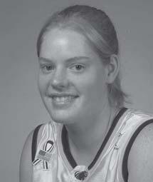 #23 Anne Witte JUNIOR 5-9 GUARD MUKWONAGO, WIS./MUKWONAGO 2003-04 Season: Appeared in all 29 games with 10 starts... led the team with a 39.7% three-point percentage.