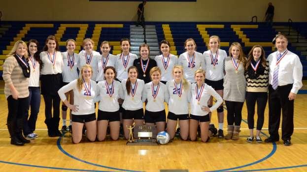 33 rd ANNUAL STATE VOLLEYBALL TOURNAMENT Class A Results Aberdeen Central High School -- November 21-23, 2013 2013 Class A State Volleyball Champion Team Dakota Valley Panthers Team members include: