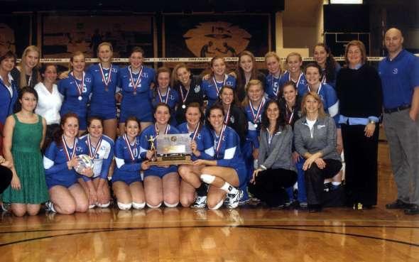 33 rd ANNUAL STATE VOLLEYBALL TOURNAMENT Class AA Results Mitchell Corn Palace -- November 21-23, 2013 2013 Class AA State Volleyball Champion Team Sioux Falls O Gorman Lady Knights Team members