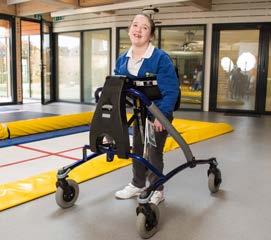 Overcoming Adaptive Walking Patterns The Mustang can be adjusted to assist children with different walking patterns.
